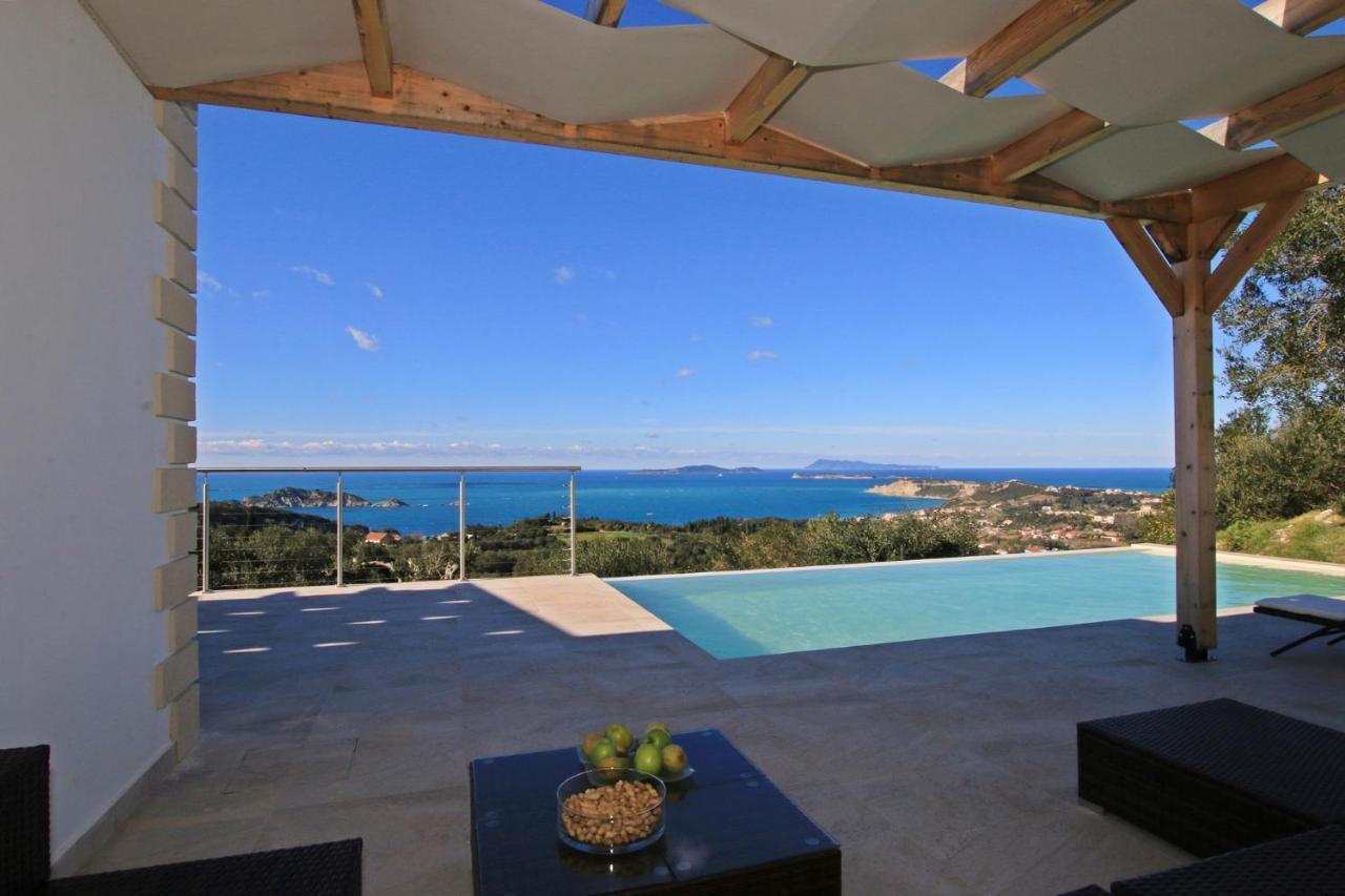 Sunset Sea View Villa 3 Ájosz Jeórjosz Págon Kültér fotó
